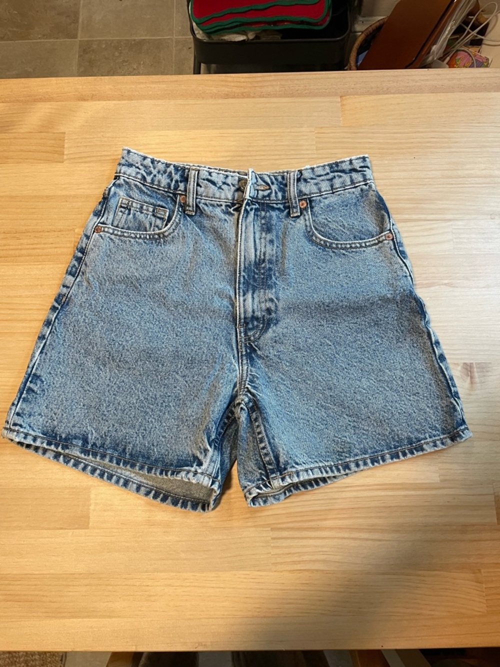 Zara women’s denim shorts